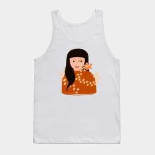 Welcoming the Christmas bird Tank Top